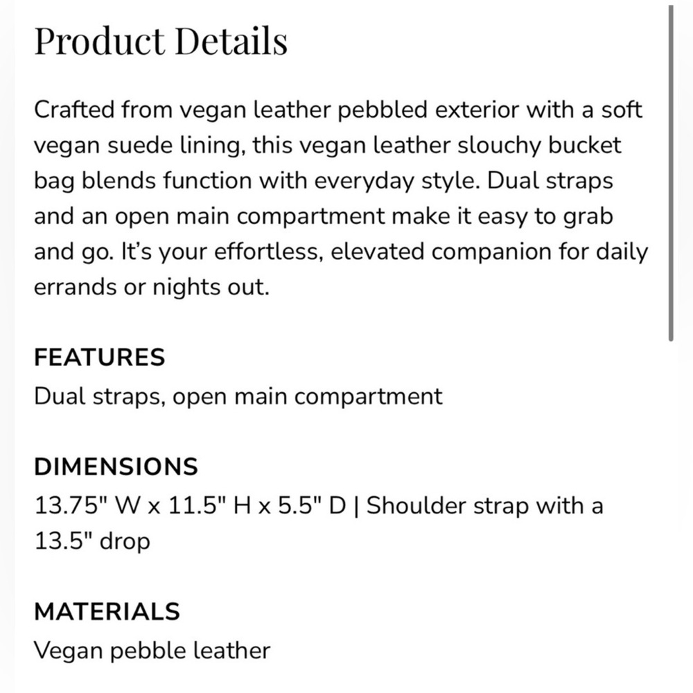 NEW EXCELLENT 8 Other Reasons Anthropologie Tan Vegan Leather Tote Bag - Picture 5 of 7